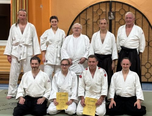 Erfolgreiche Aikido-Prüfung in Feilitzsch: Neue Graduierungen für Viktoria Göbel und Dimitrios Jansky